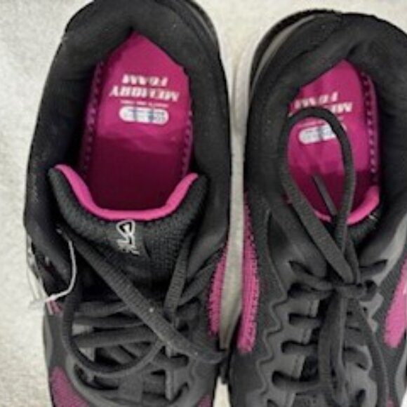Fila Cool Max memory foam running shoes in black and magenta NWT Size 9 - Picture 7 of 8